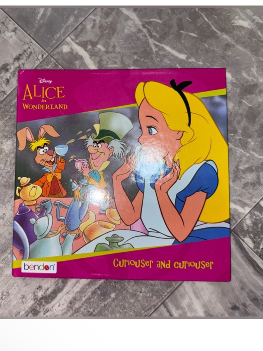 Disney Alice in Wonderland Kids Picture Storybook Bendon Hardcover